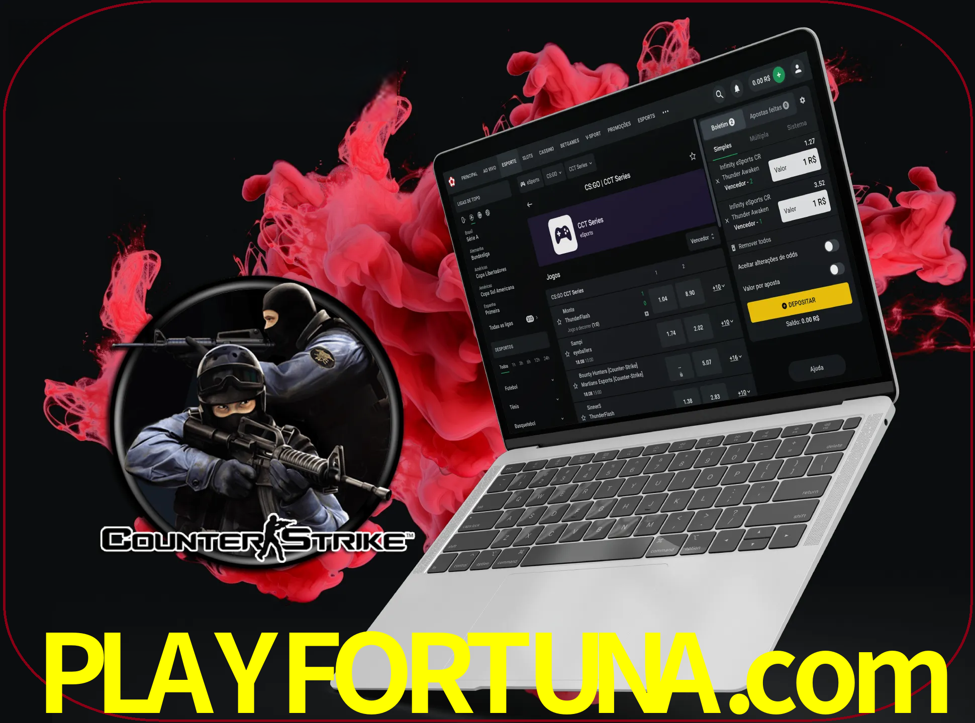 Um grande número de jogos irá agradar aos fãs deste jogo de tiro no sítio Web e na aplicação da empresa playfortuna.