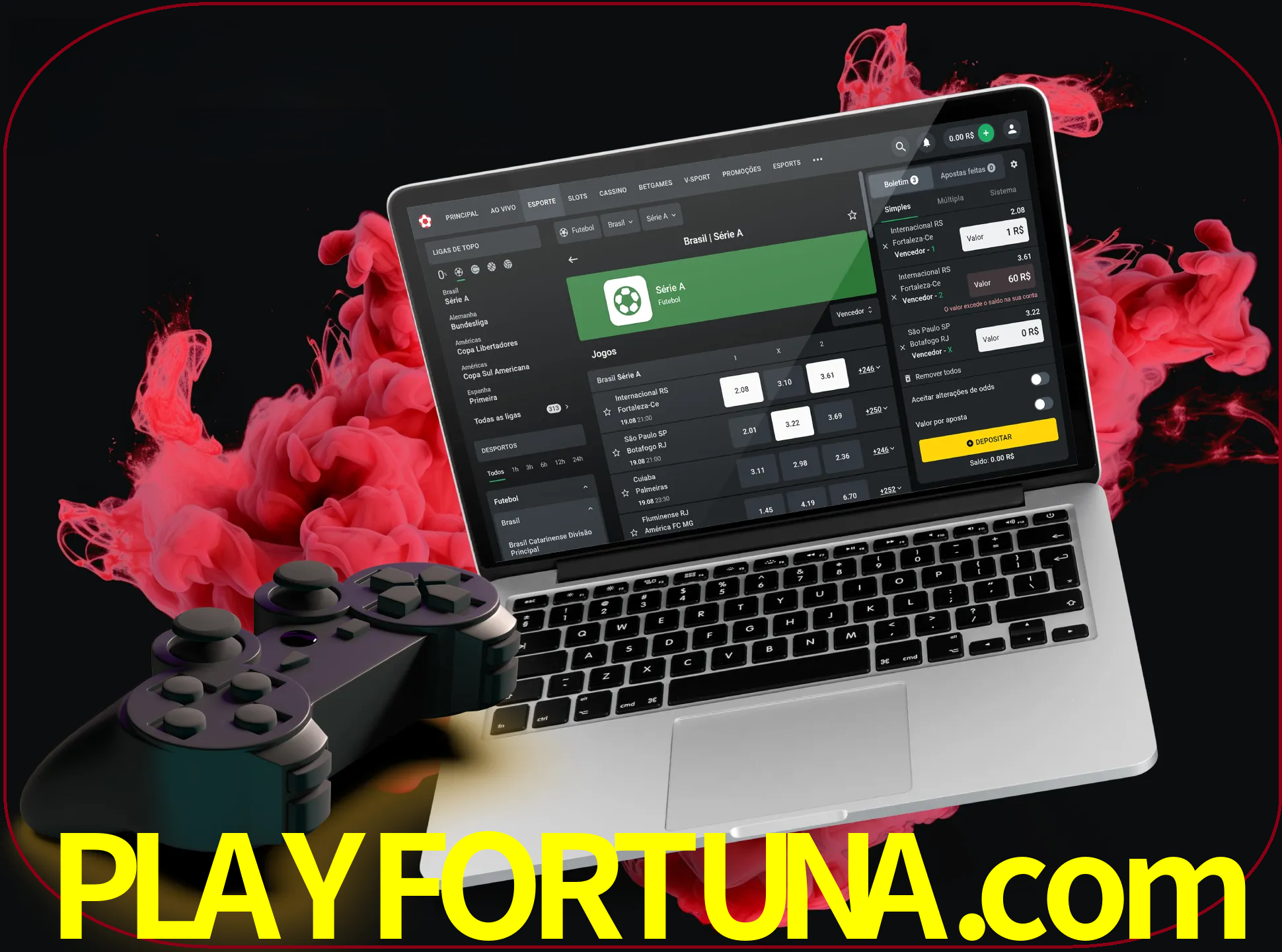 Visite a secção especial de jogos de vídeo em playfortuna para descobrir em que jogos pode apostar e ganhar muito dinheiro.