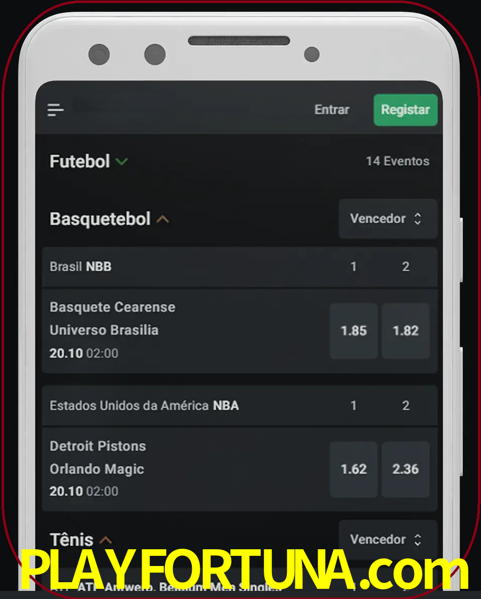 Aposte e assista aos esportes em formato ao vivo.