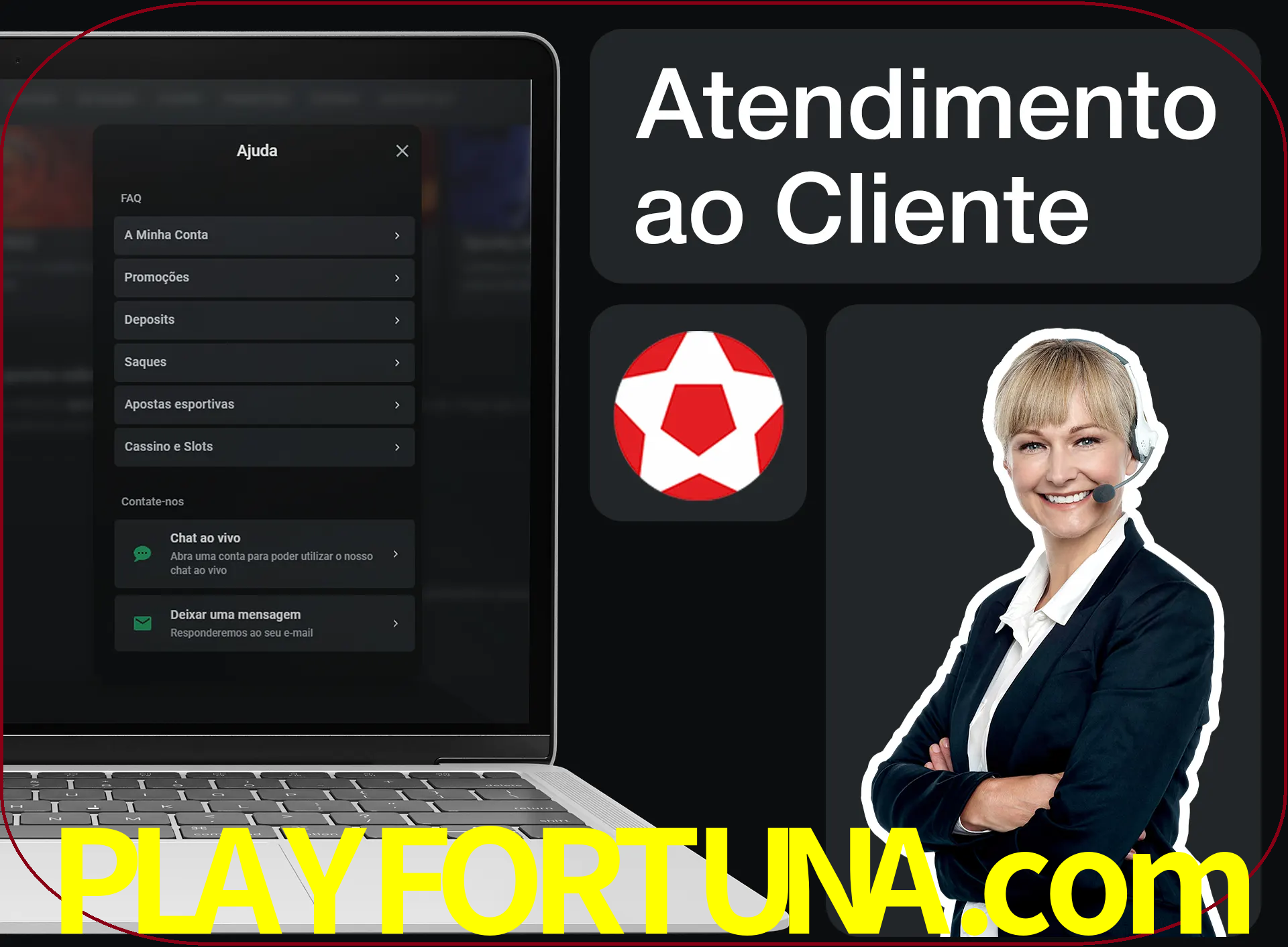 Você pode pedir nosso apoio para ajudar.