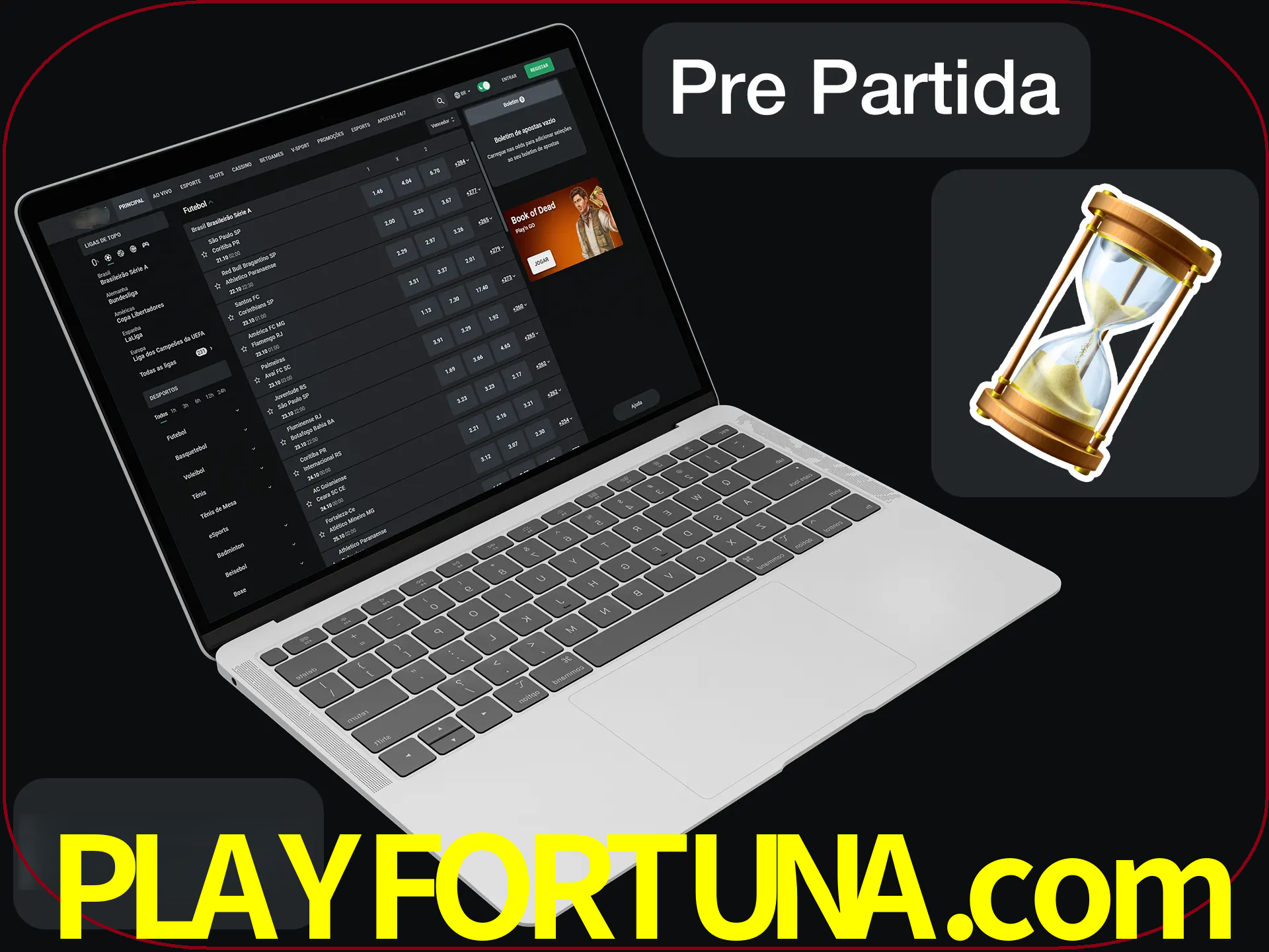 Fazer apostas em partidas futuras.