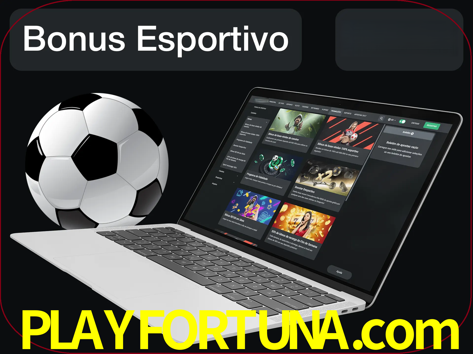Antes de começar a apostar, use o bônus esportivo.