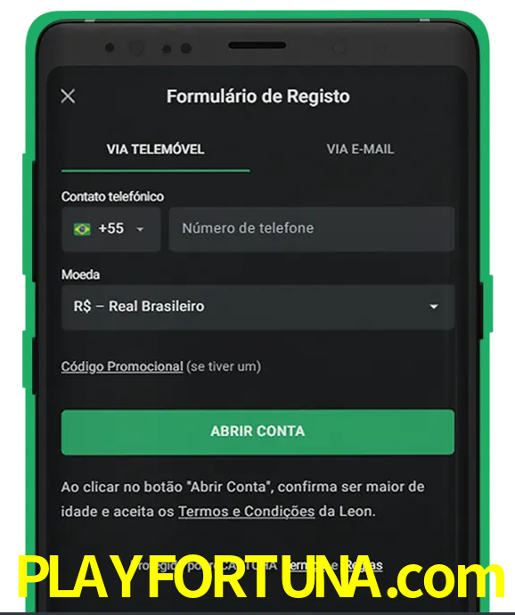 Cadastre-se em LeonBet seguindo passos simples.