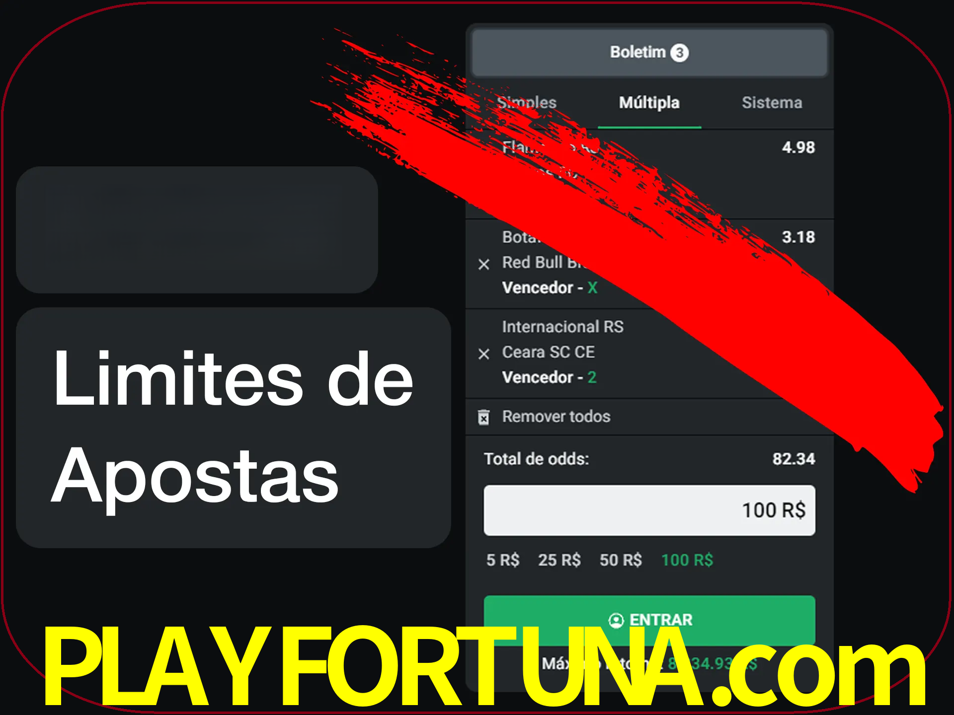 Não faça apostas loucas.